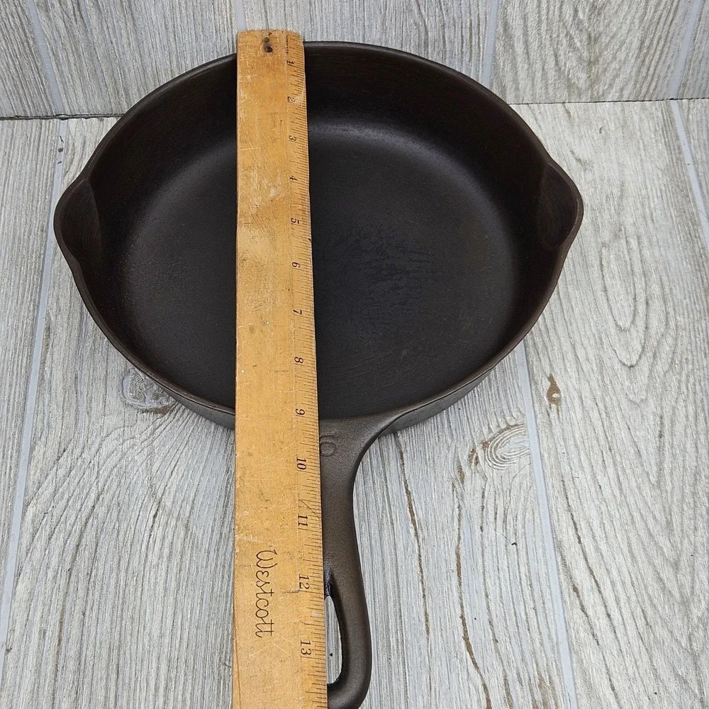 Vtg Wagner Ware Sidney O Cast Iron Skillet 6 Stylized Logo 1056H 9